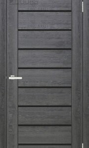 Полотно дверне EКO ТМ DOORS 2000х600х40мм С 018 BG (чорне), шт