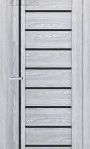 Полотно дверне ПВХ ТМ DOORS 2000х600х40мм С 067 ВG (чорне), шт