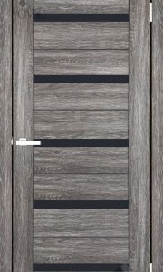 Полотно дверне ПВХ ТМ DOORS 2000х700х40мм С 026 BG (чорне), шт