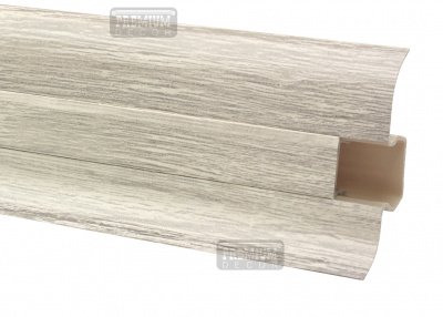 Плінтус ОМіС PREMIUM decor під проводку 60мм 2,5м МАТОВИЙ, шт