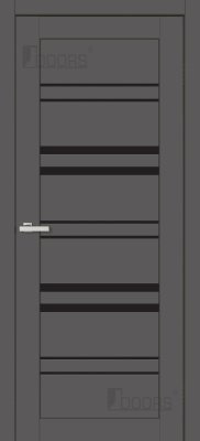 Полотно дверне ПВХ ТМ DOORS 2000х600х40мм С 017 BG (чорне), шт