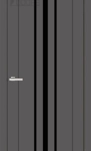 Полотно дверне ПВХ ТМ DOORS 2000х700х40мм С 050 BG (чорне), шт