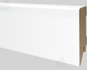 Плінтус Оміс МДФ прямий на кляймер 80*19*2400мм, шт