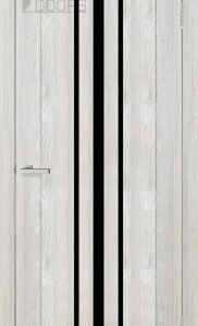Полотно дверне ПВХ ТМ DOORS 2000х700х40мм С 050 BG (чорне), шт