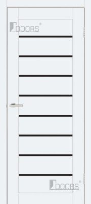 Полотно дверне ПВХ ТМ DOORS 2000х600х40мм С 018 BG (чорне), шт