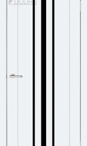 Полотно дверне ПВХ ТМ DOORS 2000х700х40мм С 050 BG (чорне), шт