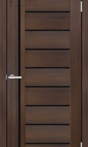 Полотно дверне ПВХ ТМ DOORS 2000х600х40мм С 067 ВG (чорне), шт