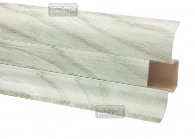 Плінтус ОМіС PREMIUM decor під проводку 60мм 2,5м МАТОВИЙ, шт