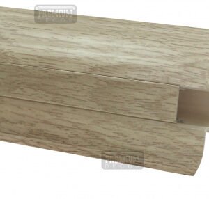 Плінтус ОМіС PREMIUM decor під проводку 60мм 2,5м МАТОВИЙ, шт