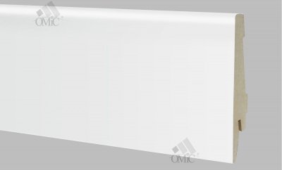 Плінтус Оміс МДФ скошений на кляймер 80*16*2400мм, шт