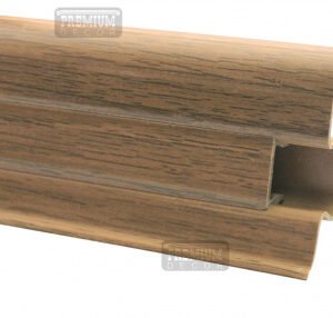 Плінтус ОМіС PREMIUM decor під проводку 60мм 2,5м МАТОВИЙ, шт