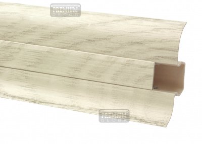 Плінтус ОМіС PREMIUM decor під проводку 60мм 2,5м МАТОВИЙ, шт