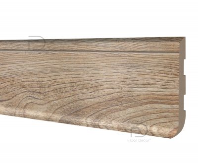 Плінтус для підлоги ПВХ ТМ Floor decor D80 Slim під 2500*80мм, шт