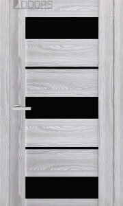Полотно дверне ПВХ ТМ DOORS 2000х700х40мм С 028 ВG (чорне), шт