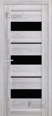 Полотно дверне ПВХ ТМ DOORS 2000х600х40мм С 028 ВG (чорне), шт
