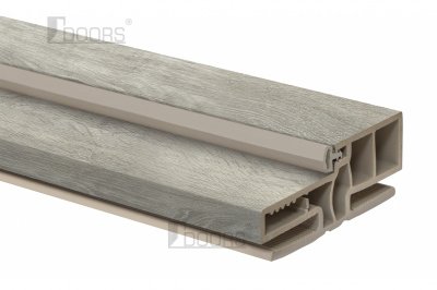 Коробка двер.Waterproof ЕКО ТЕЛЕСКОП. Г-подіб. з ущіл.Д/40 ТМ Doors 90x35мм (кмпл.), кмпл.