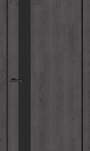 Полотно дверне ТМ Doors 2000х600х42мм TRENTO 03 BG BLACK (з фрезерув. п/з 96/85), шт