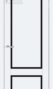 Полотно дверне ПВХ ТМ DOORS 2000х600х40мм С 105 ВG (чорне), шт