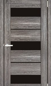 Полотно дверне ПВХ ТМ DOORS 2000х700х40мм С 028 ВG (чорне), шт