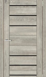 Полотно дверне EКO ТМ DOORS 2000х600х40мм С 034 BG (чорне), шт