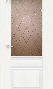Полотно дверне ПВХ ТМ DOORS 2000х600х40мм С 070 CDb (бронза), шт