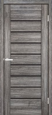 Полотно дверне ПВХ ТМ DOORS 2000х600х40мм С 018 BG (чорне), шт