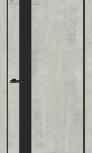 Полотно дверне ТМ Doors 2000х600х42мм TRENTO 03 BG BLACK (з фрезерув. п/з 96/85), шт