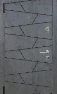 Двері метал. ТМ Riccardi 2050х960 Стандарт 5-С BG лів., шт