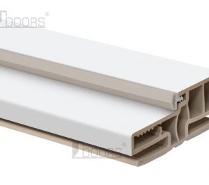 Коробка двер.Waterproof ПВХ ТЕЛЕСКОП. Г-подіб. з ущіл.Д/40 ТМ Doors 90x35мм (кмпл.), кмпл.
